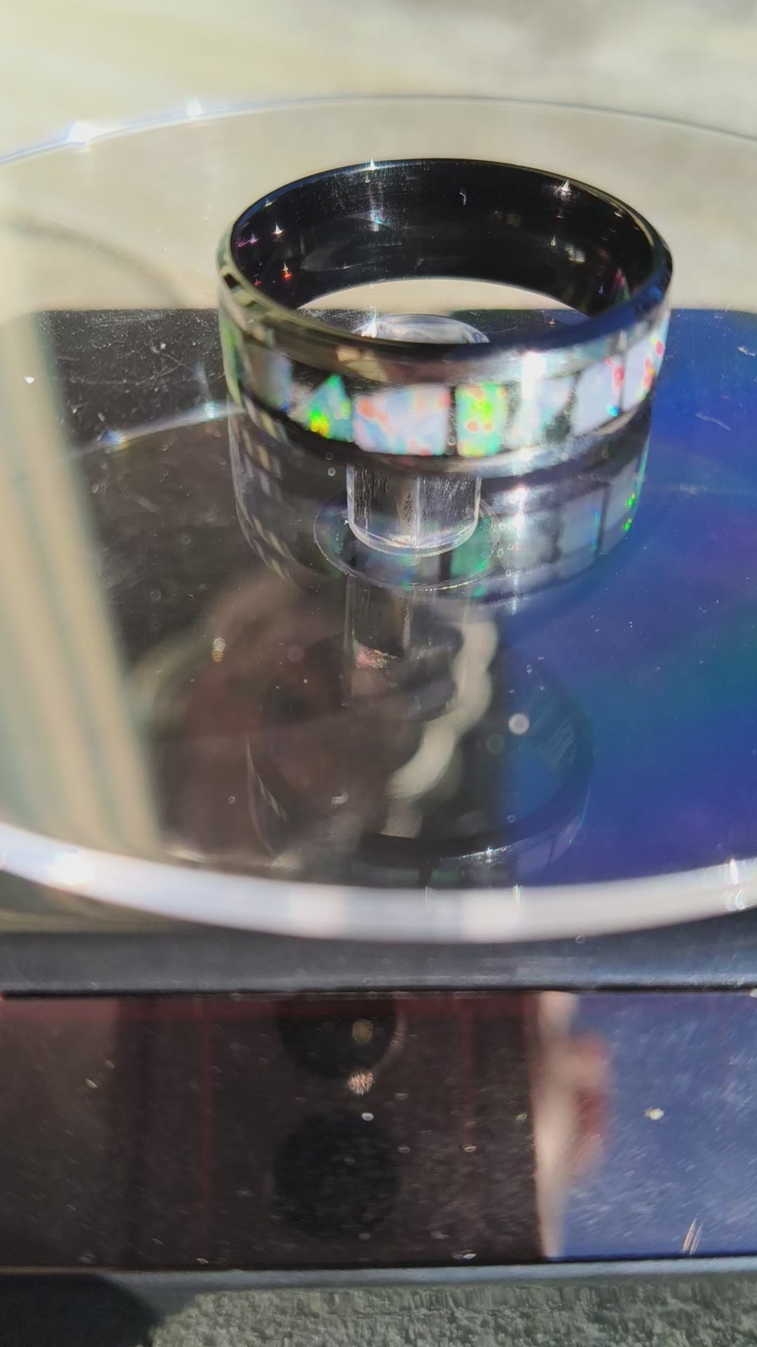 Opal Inlay Ring Size 12