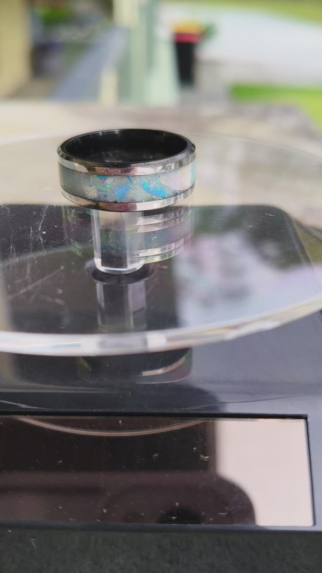 Opal Inlay Ring size 9
