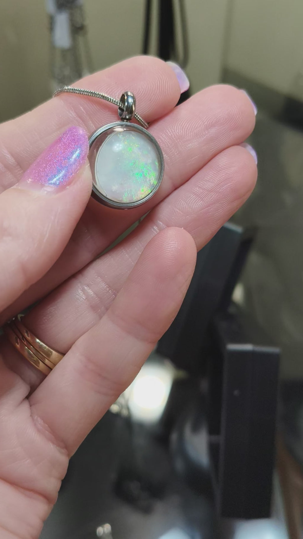Copper Pedy Opal pendant