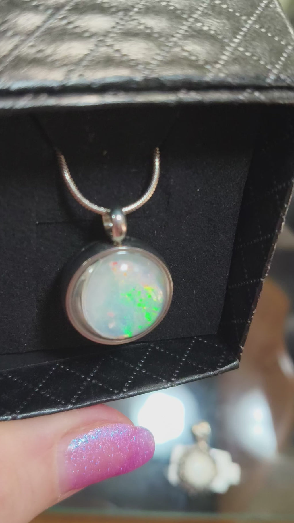 Copper Pedy Opal Pendant