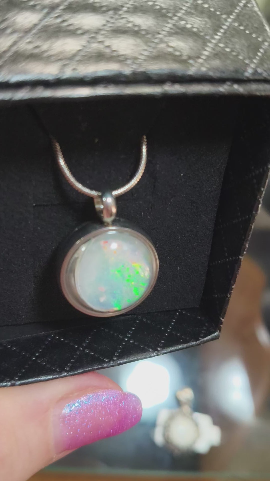 Copper Pedy Opal Pendant