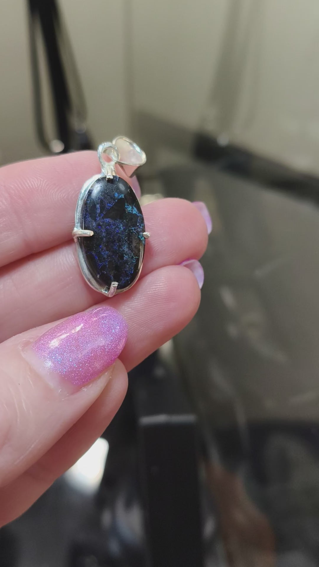 5ct Andamooka Opal Pendant