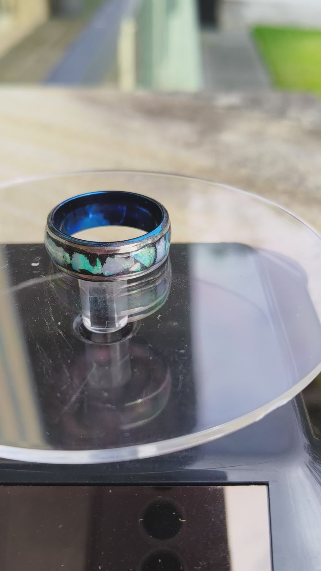 Opal Inlay Ring size 9