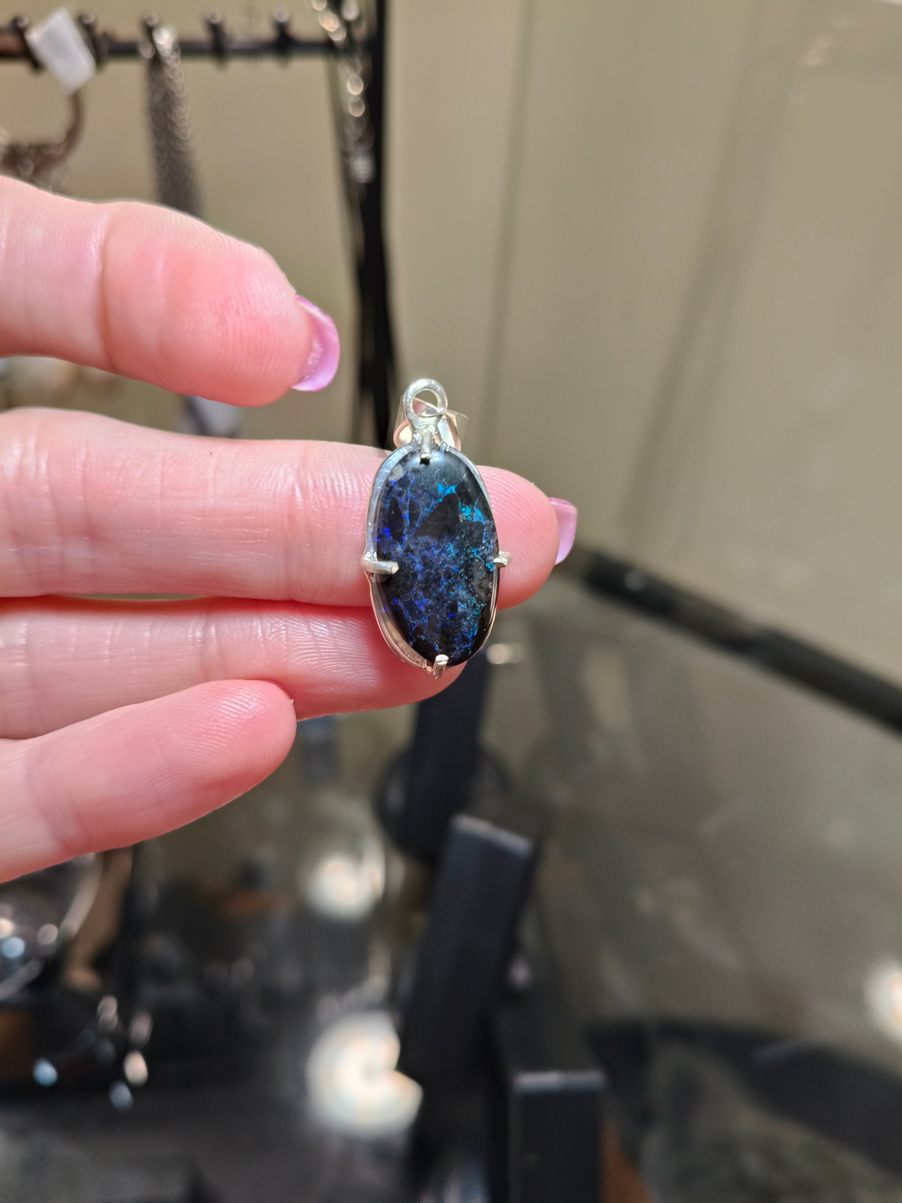 5ct Andamooka Opal Pendant