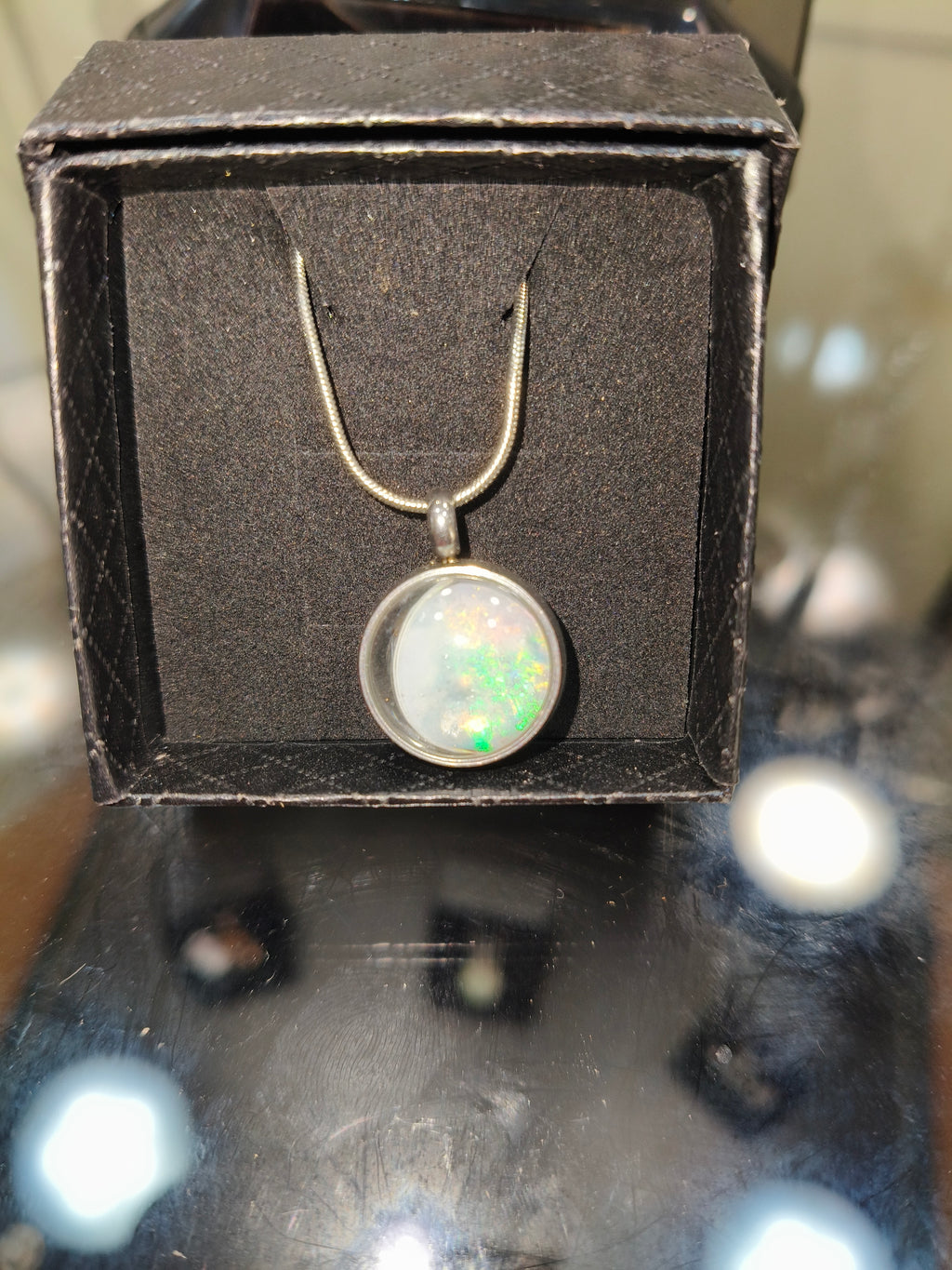 Copper Pedy Opal Pendant