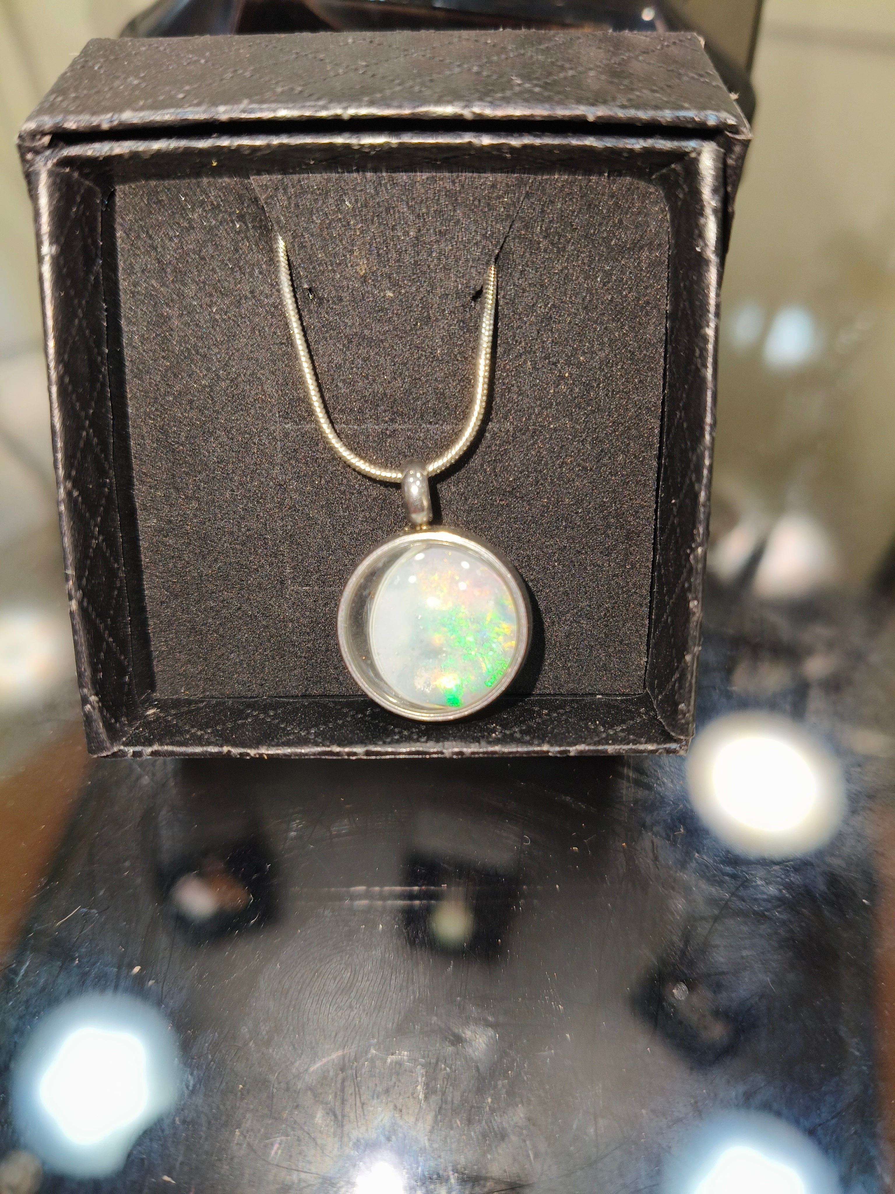 Copper Pedy Opal Pendant