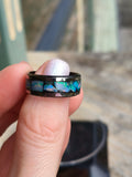 Opal Inlay Ring Size 8