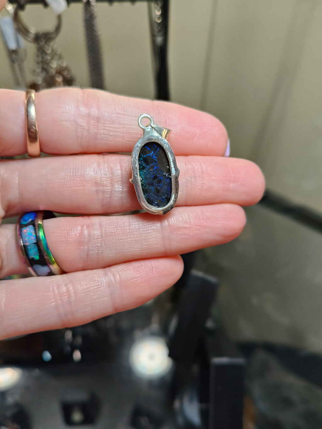 5ct Andamooka Opal Pendant