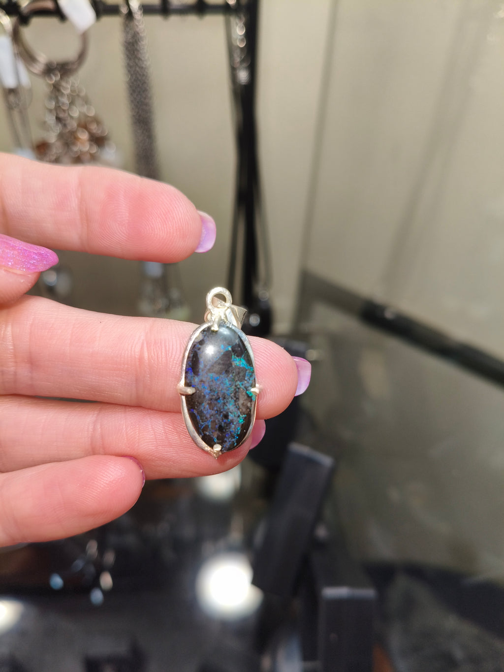 5ct Andamooka Opal Pendant